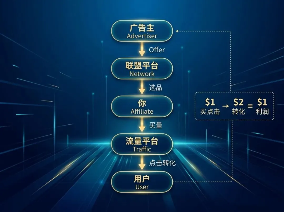 2026年还有人不知道Affiliate？3分钟讲清楚这行到底怎么赚钱 配图 1